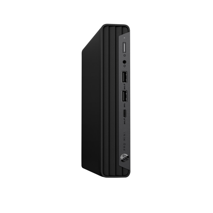 HP Pro Mini 400 G9 Intel® Core™ i7 i7-14700T 8 Go DDR4-SDRAM 256 Go SSD Windows 11 Pro Mini PC Noir — vue 2
