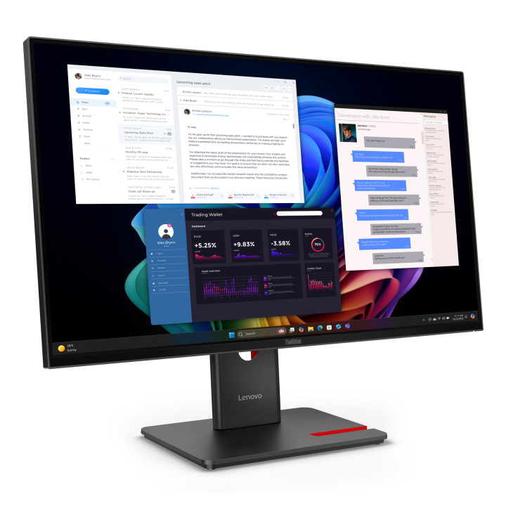 Lenovo ThinkVision T27UD-40 Moniteur — vue 4