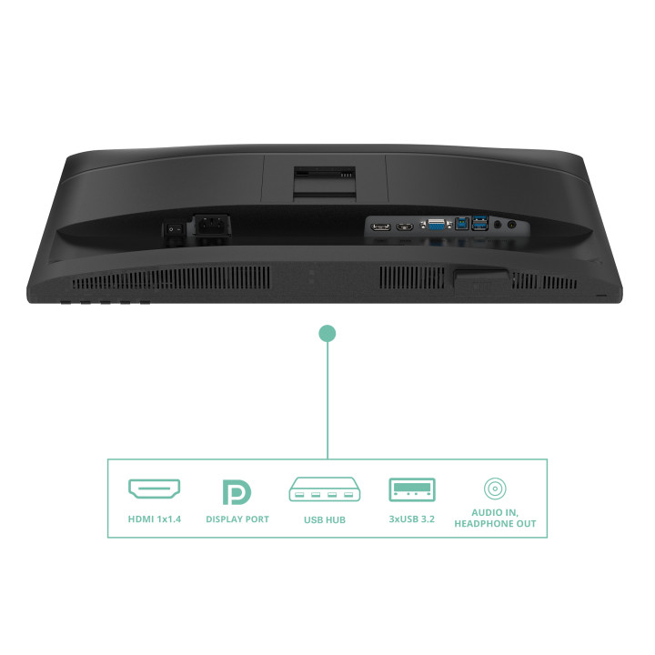 AOC 24P4U écran plat de PC 60,5 cm (23.8") 1920 x 1080 pixels Full HD Noir — vue 5