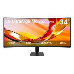 LG 34U601B-B — Écran 34" Dual WQHD VA 120 Hz