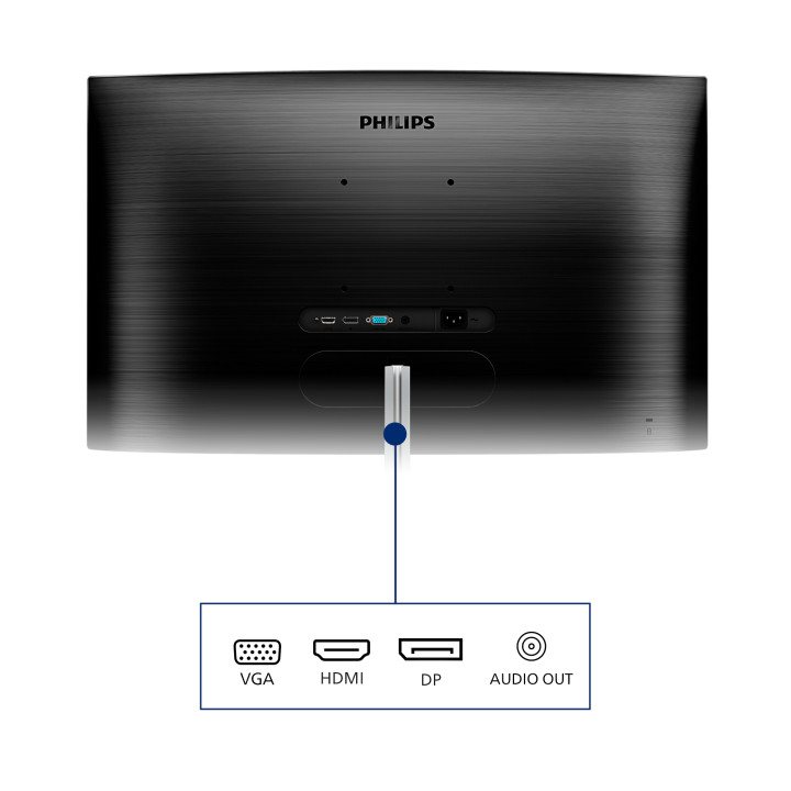 Philips E Line 325E1C/00 écran plat de PC 80 cm (31.5") 2560 x 1440 pixels Quad HD LCD Noir — vue 5