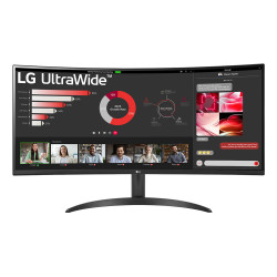 LG 34WR50QK-B — Écran 34" Wide Quad HD VA 100 Hz