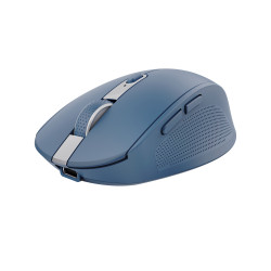 Trust Ozaa — Souris sans fil récepteur USB/Bluetooth, bleue