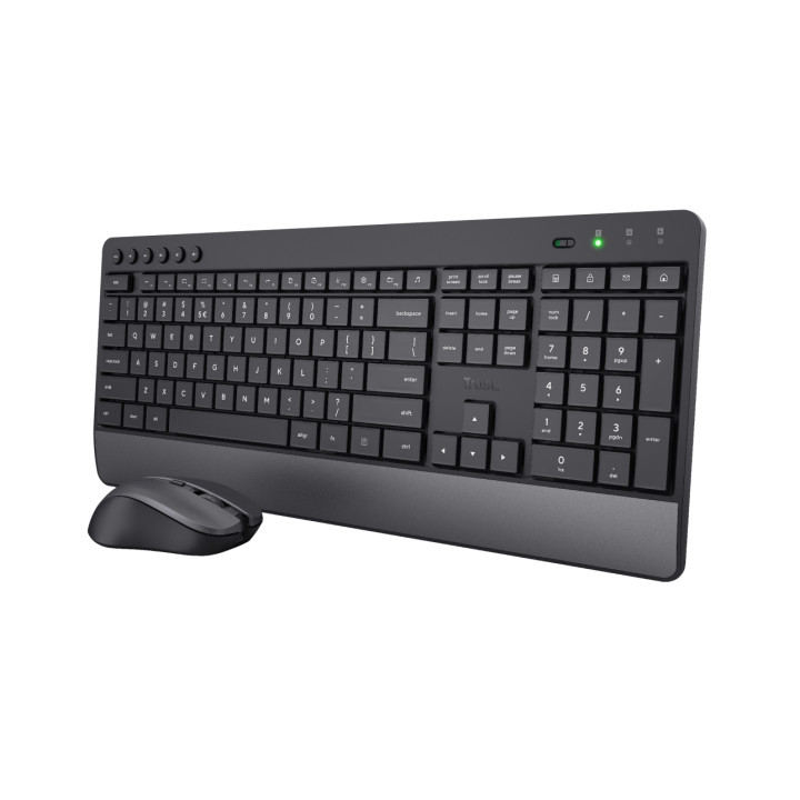 Trust Trezo Ensemble confort clavier et souris sans fil — vue 1