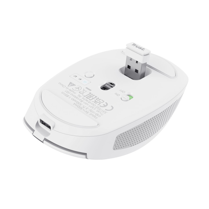 Trust Ozaa souris Bureau Droitier RF sans fil + Bluetooth Optique 3200 DPI — vue 5