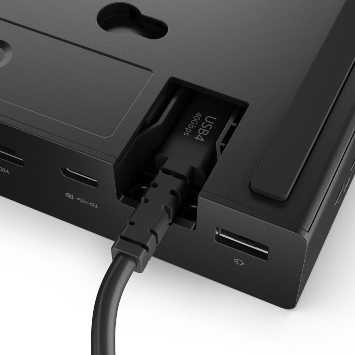 Lenovo ThinkPad USB4 Smart Dock 5500 with 135W Adapter Avec fil Noir — vue 2