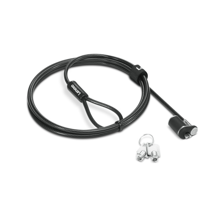 Lenovo 4XE1F30276 câble antivol Noir 1,5 m — vue 1
