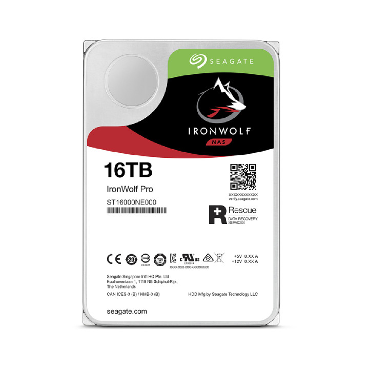 Seagate IronWolf Pro ST16000NT001 disque dur 16 To 7200 tr/min 256 Mo 3.5" Série ATA III — vue 4