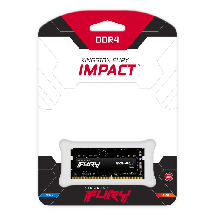 Kingston Technology FURY 8GB 3200MT/s DDR4 CL20 SODIMM Impact — vue 3