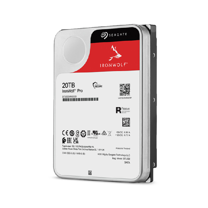 Seagate IronWolf Pro ST20000NT001 disque dur 20 To 7200 tr/min 256 Mo 3.5" — vue 5