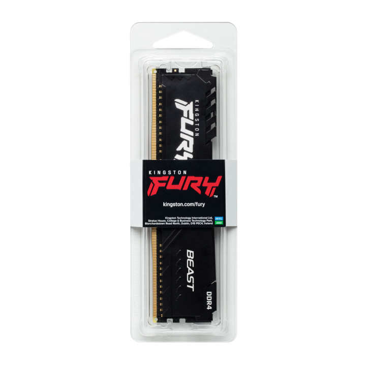 Kingston Technology FURY Beast 16Go 3200MT/s DDR4 CL16 DIMM Black — vue 4