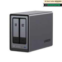 Ugreen NASync DXP2800 — NAS 2 baies, Intel N100, 8 Go, sans disque