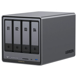 Ugreen NASync DXP4800 Plus NAS Bureau Intel® Pentium® Gold 8505 8 Go DDR5 0 To UGOS Pro — vue 1