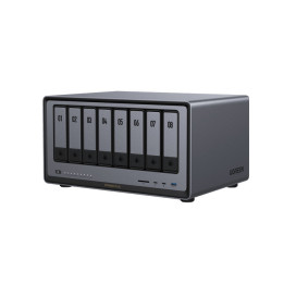 Ugreen 35127B serveur de stockage NAS Bureau Intel® Core™ i5 i5-1235U 8 Go DDR5 0 To UGOS Pro Gris — vue 1