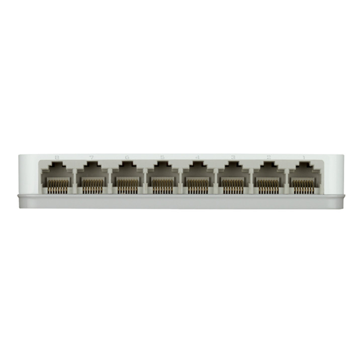 D-Link GO-SW-8G/E commutateur réseau Non-géré Gigabit Ethernet (10/100/1000) Blanc — vue 2