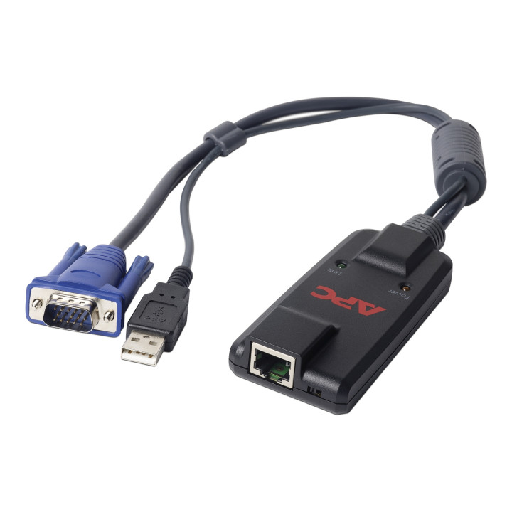 APC KVM 2G , module serveur, USB avec support virtuel — vue 1