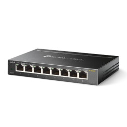 TP-Link Omada TL-SG108S commutateur réseau Non-géré Gigabit Ethernet (10/100/1000) Noir — vue 1