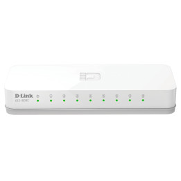 D-Link 0 Non-géré Fast Ethernet (10/100) Bureau Blanc — vue 1