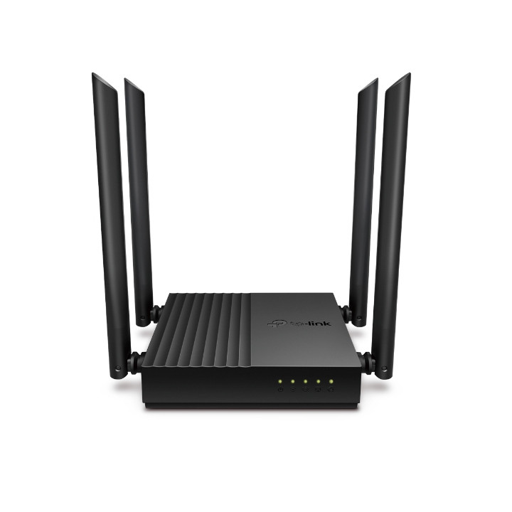 TP-Link Archer C64 routeur sans fil Gigabit Ethernet Bi-bande (2,4 GHz / 5 GHz) Noir — vue 1