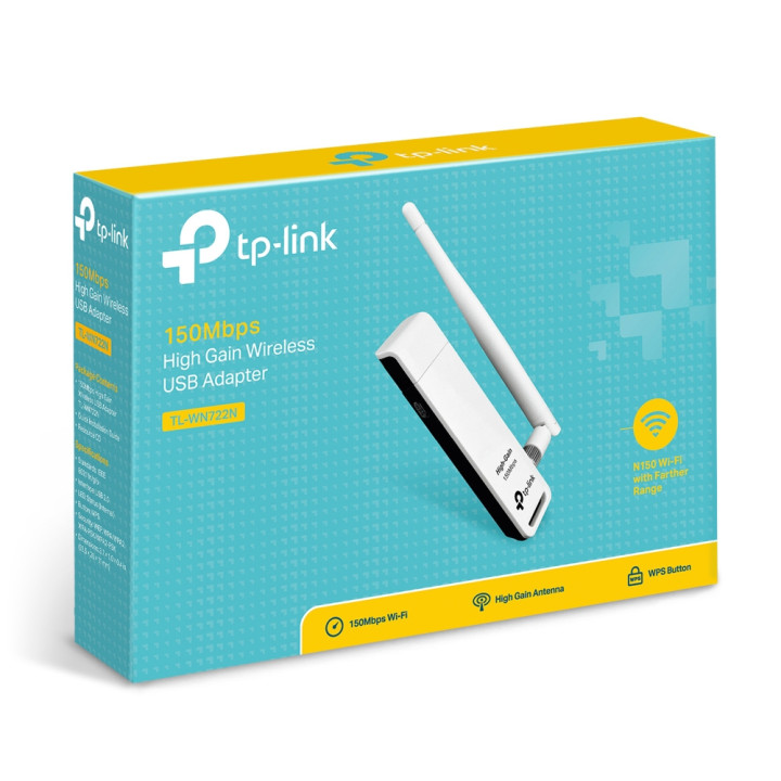 TP-Link TL-WN722N carte réseau WLAN 150 Mbit/s — vue 5