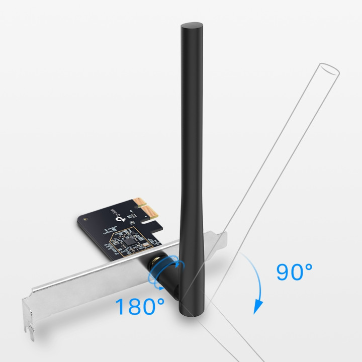 TP-Link Archer T2E Interne WLAN 433 Mbit/s — vue 3