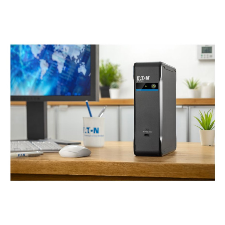 Eaton 3P Ellipse 700 alimentation d'énergie non interruptible Veille 0,7 kVA 420 W 4 sortie(s) CA — vue 3