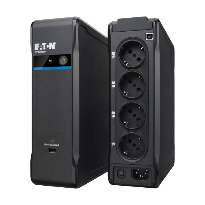 Eaton 3P Ellipse 900 alimentation d'énergie non interruptible Veille 0,9 kVA 540 W 4 sortie(s) CA — vue 2