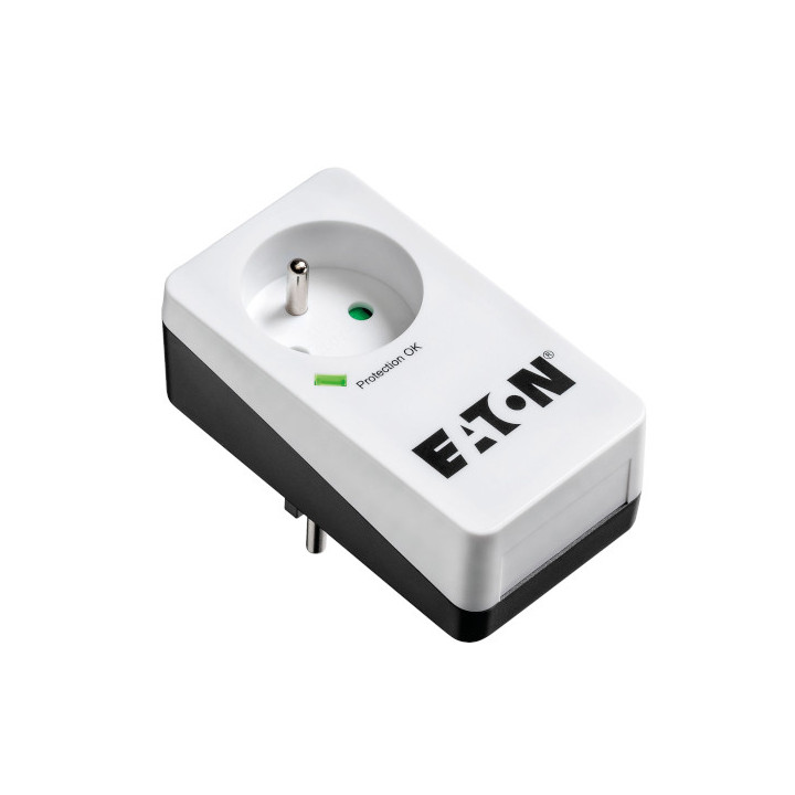 Eaton PB1F protection surtension Noir, Blanc 1 sortie(s) CA 220 - 250 V — vue 1