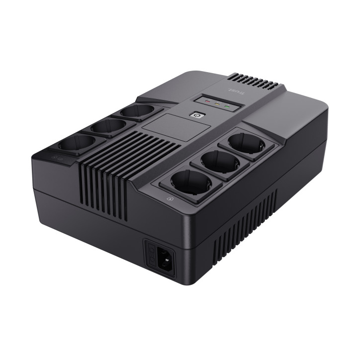 Trust Maxxon alimentation d'énergie non interruptible 0,8 kVA 6 sortie(s) CA — vue 1