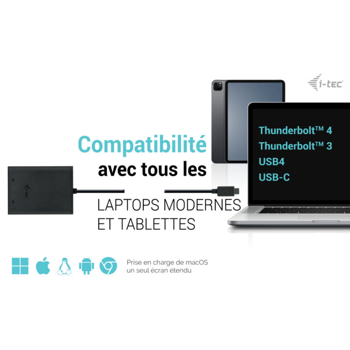 i-tec C31DUAL4K60DP — vue 3