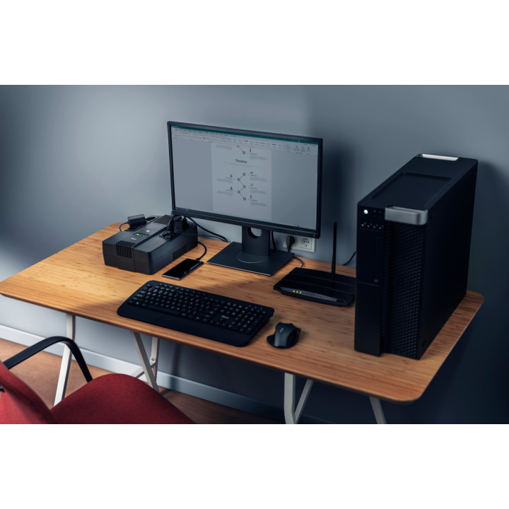 Trust Maxxon alimentation d'énergie non interruptible 0,8 kVA 6 sortie(s) CA — vue 5