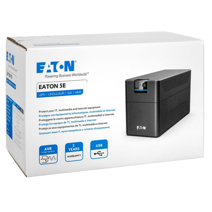 Eaton 5E Gen2 alimentation d'énergie non interruptible Interactivité de ligne 1,2 kVA 660 W 4 sortie(s) CA — vue 3