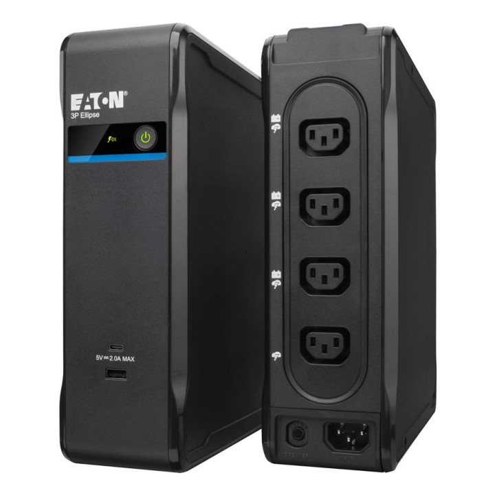 Eaton 3P700UI alimentation d'énergie non interruptible Veille 0,7 kVA 420 W 4 sortie(s) CA — vue 5