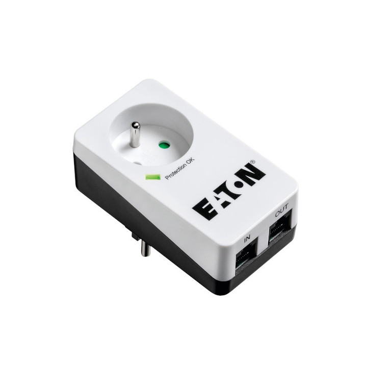 Eaton PB1TF protection surtension Noir, Blanc 1 sortie(s) CA 220 - 250 V — vue 1