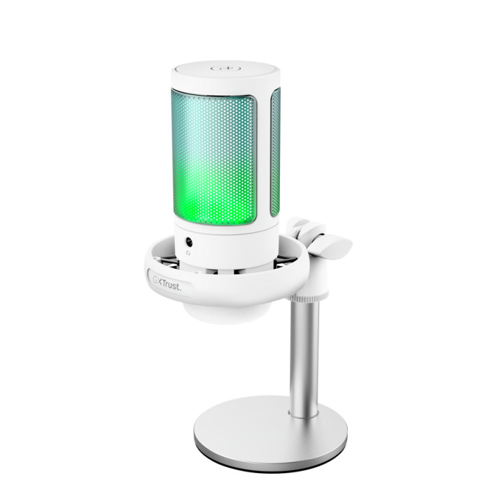Trust GXT 238W Auron Gris, Blanc Microphone pour podcast — vue 3