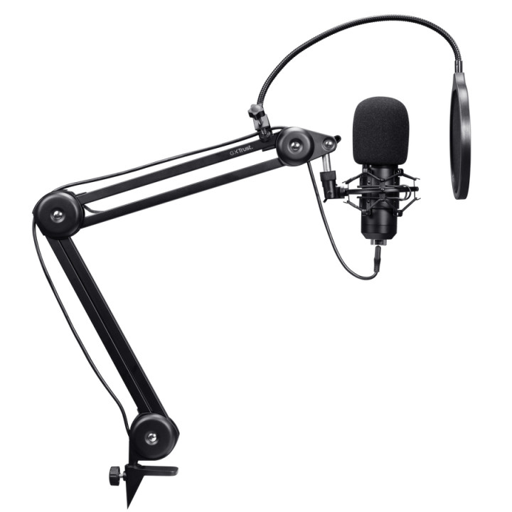 Trust GXT 270 Emita II+ Noir Microphone pour podcast — vue 5