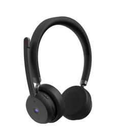 Lenovo Wireless VoIP Headset Casque Sans fil Arceau Bureau/Centre d'appels Bluetooth Noir — vue 1