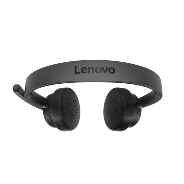 Lenovo Wireless VoIP Headset Casque Sans fil Arceau Bureau/Centre d'appels Bluetooth Noir — vue 3