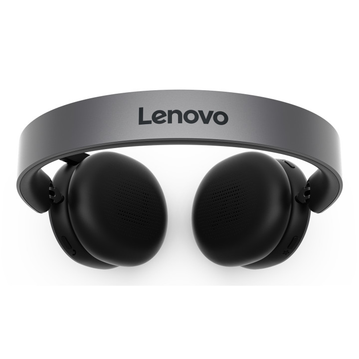 Lenovo 4XD1T60925 casque Sans fil Arceau Bureau/Centre d'appels USB Type-C Bluetooth Gris — vue 2