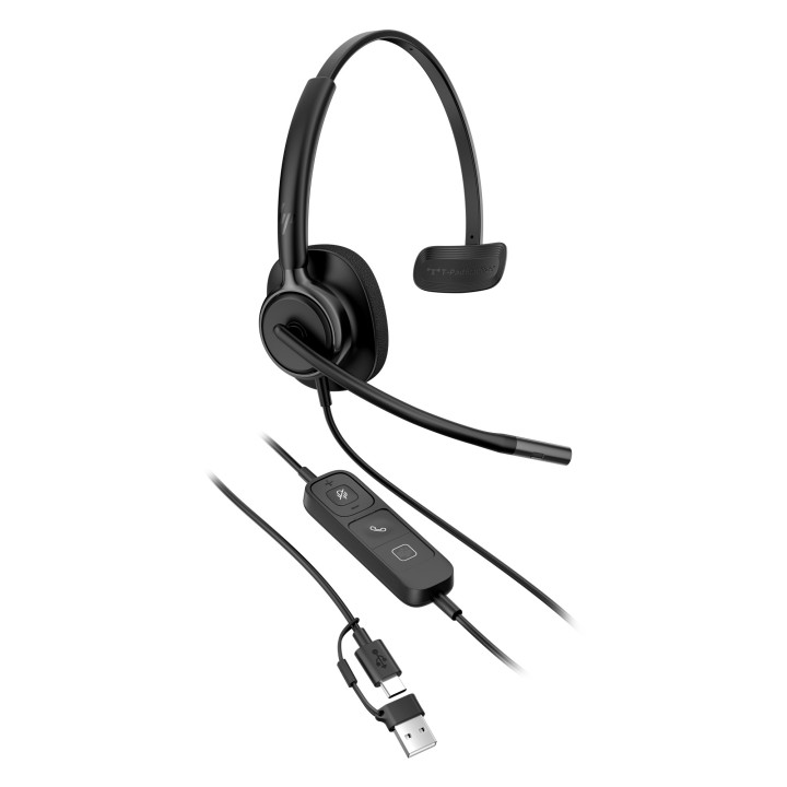 HP Poly Micro-casque filaire USB binaural Mission 425 — vue 3