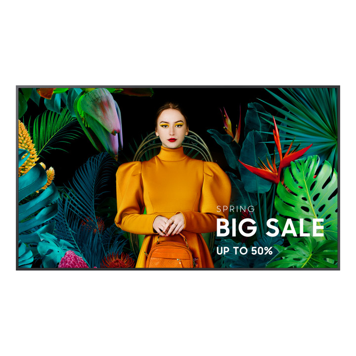 Samsung QB65C Écran plat de signalisation numérique 165,1 cm (65") LCD Wifi 350 cd/m² 4K Ultra HD Noir Intégré — vue 4