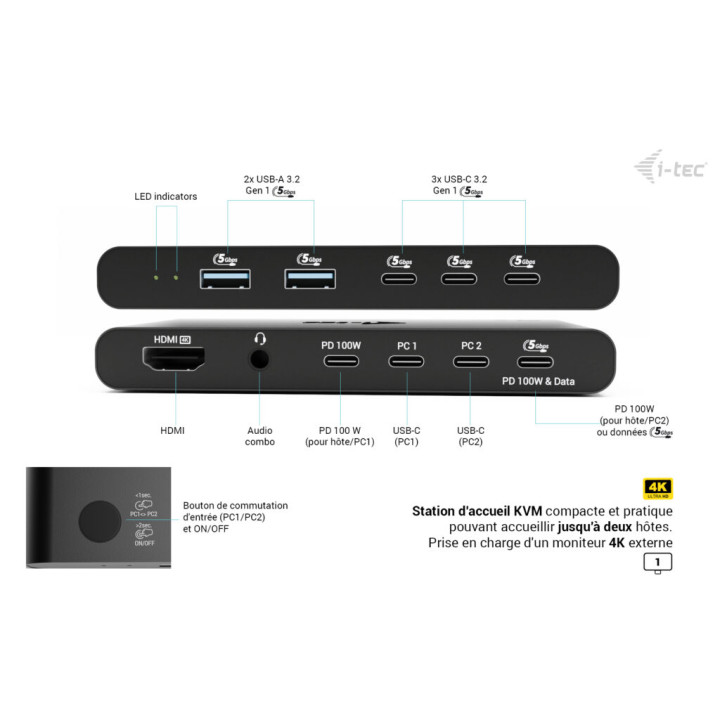 i-tec C31KVMHDMIDOCKPD — vue 4