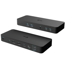 i-tec C31INTGTRI4KDOCPD — Dock Intelligent USB-C HDMI + deux DisplayPort