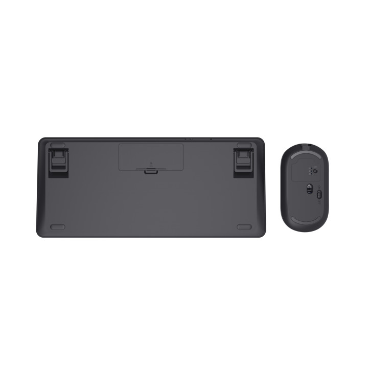 Trust Lyra clavier Souris incluse Bureau RF sans fil + Bluetooth AZERTY Français Noir — vue 4