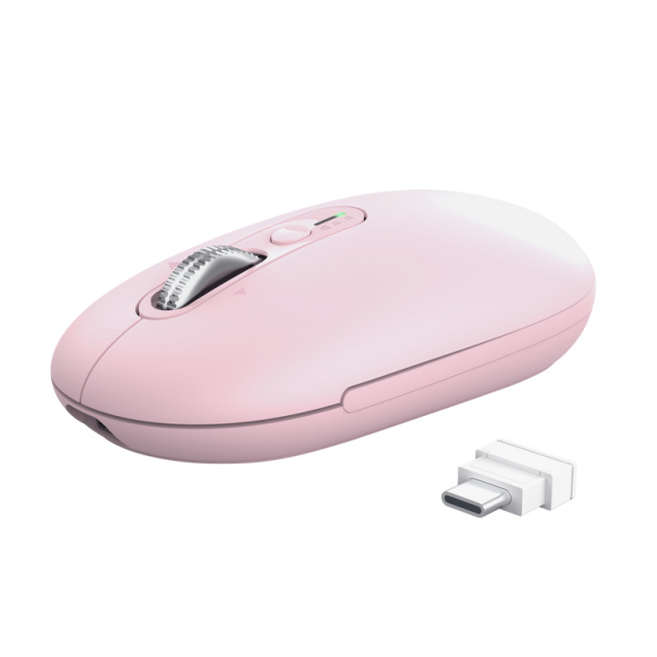Trust Seron Slim Multi souris Bureau Ambidextre RF sans fil + Bluetooth Optique 3200 DPI — vue 3