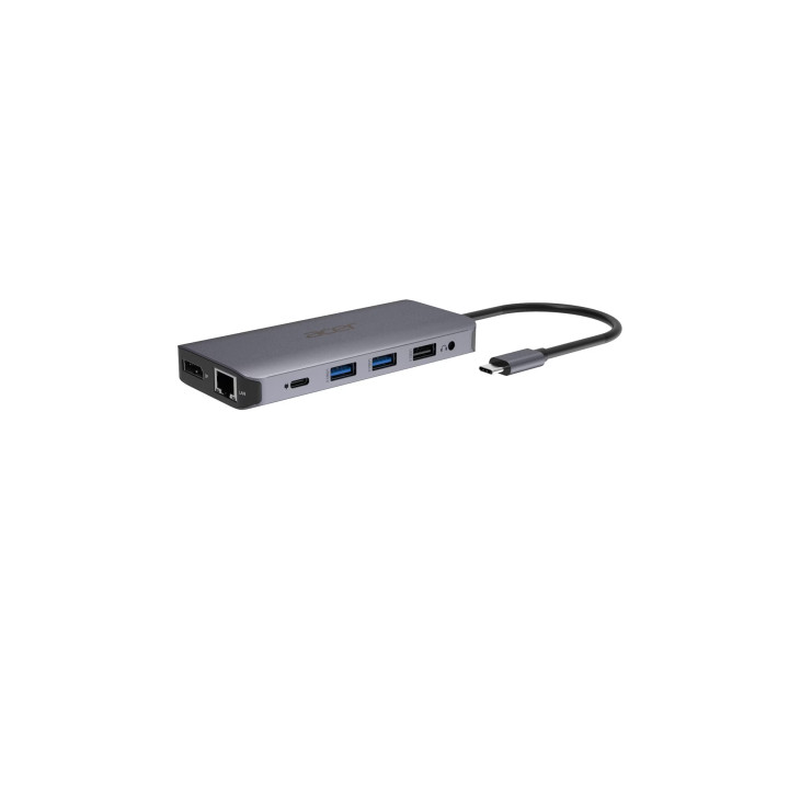 Acer 12-in-1 Type-C Dongle Avec fil USB 3.2 Gen 1 (3.1 Gen 1) Type-C Argent — vue 2