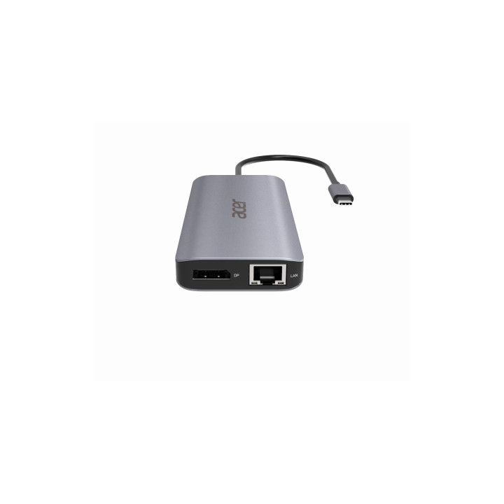 Acer 12-in-1 Type-C Dongle Avec fil USB 3.2 Gen 1 (3.1 Gen 1) Type-C Argent — vue 4