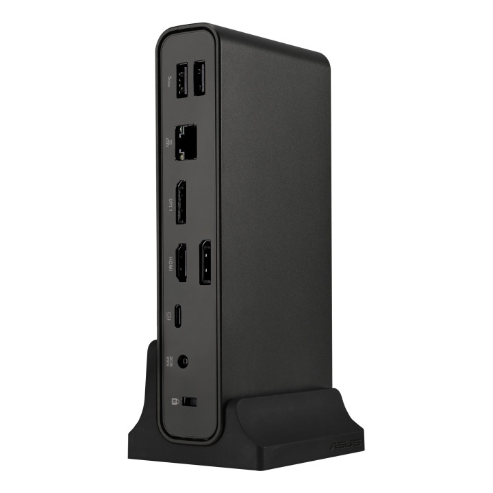 ASUS Triple Display USB-C Dock Duo DC301 Avec fil Noir — vue 2