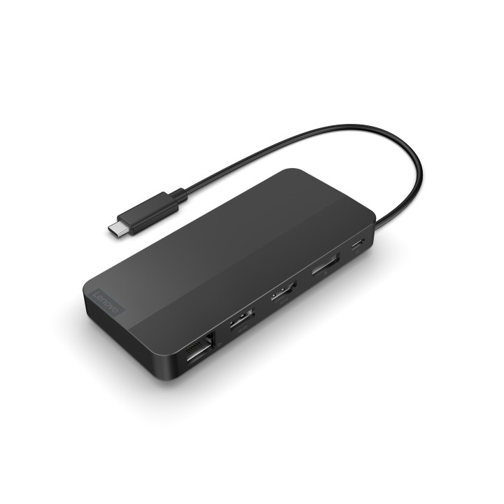 Lenovo 40B90100EU station d'accueil Avec fil USB 3.2 Gen 1 (3.1 Gen 1) Type-C Noir — vue 1