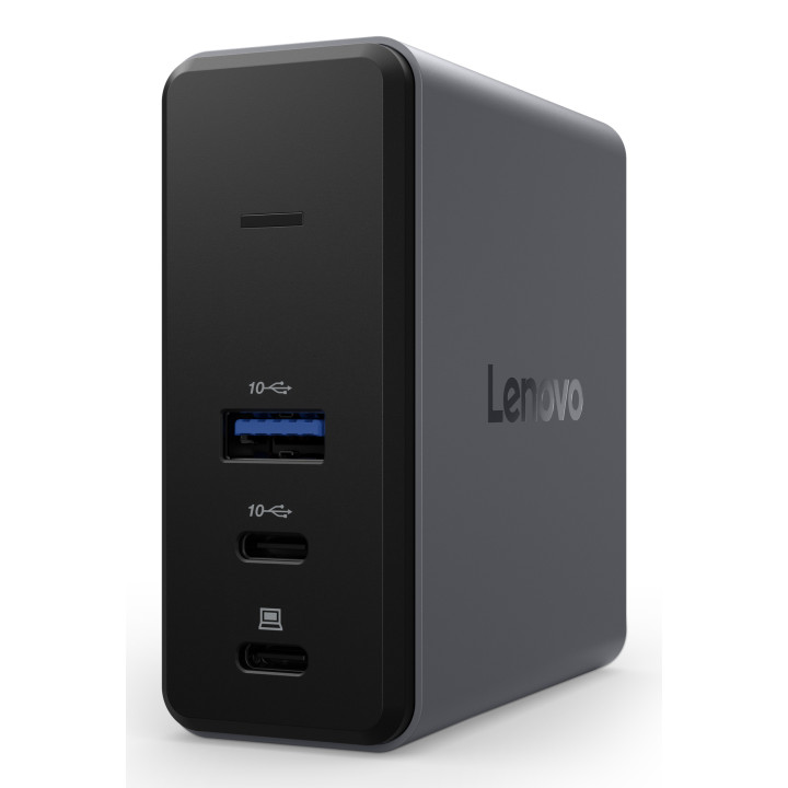 Lenovo X9 Charging GaN Dock Avec fil USB 3.2 Gen 2 (3.1 Gen 2) Type-C Gris — vue 1